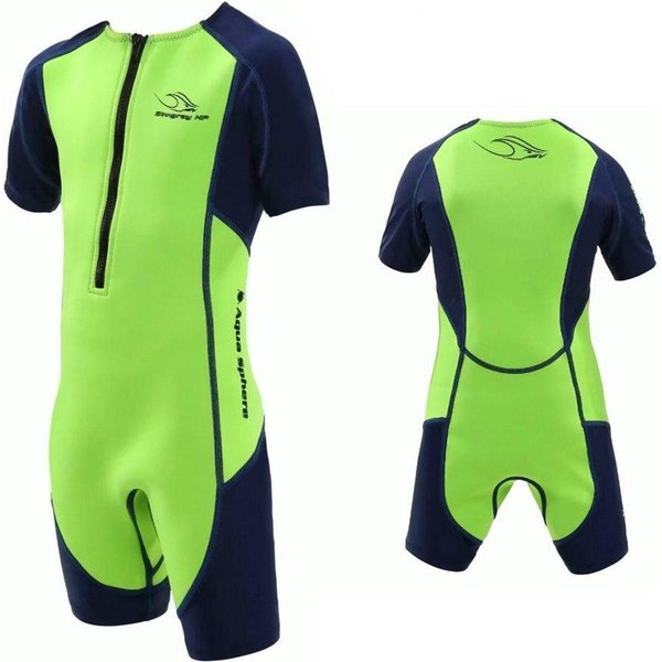 Aqualung Neoprenanzug Aqua Sphere STINGRAY HP2 Kinder UV Shortie Badeanzug Neopren Shorty