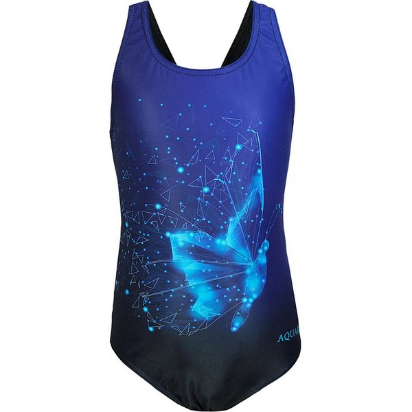 Aquarti Badeanzug Mädchen Badeanzug Chlorresistent Schwimmanzug Muscleback Wettkampf