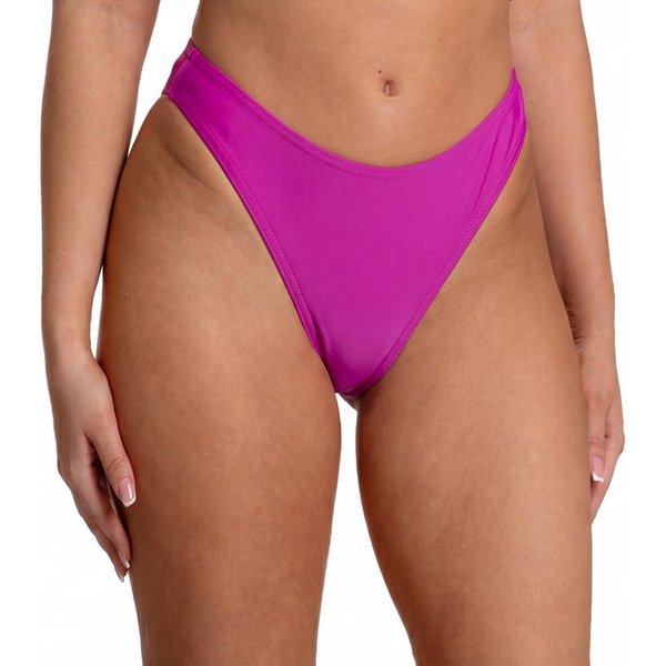 Aquarti Bikini-Hose Tanga Thong Bottom Hohe Taille