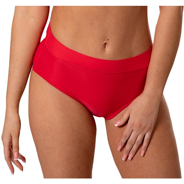 Aquarti Bikini-Hose Unterteil High Waist mit Umschlagbund