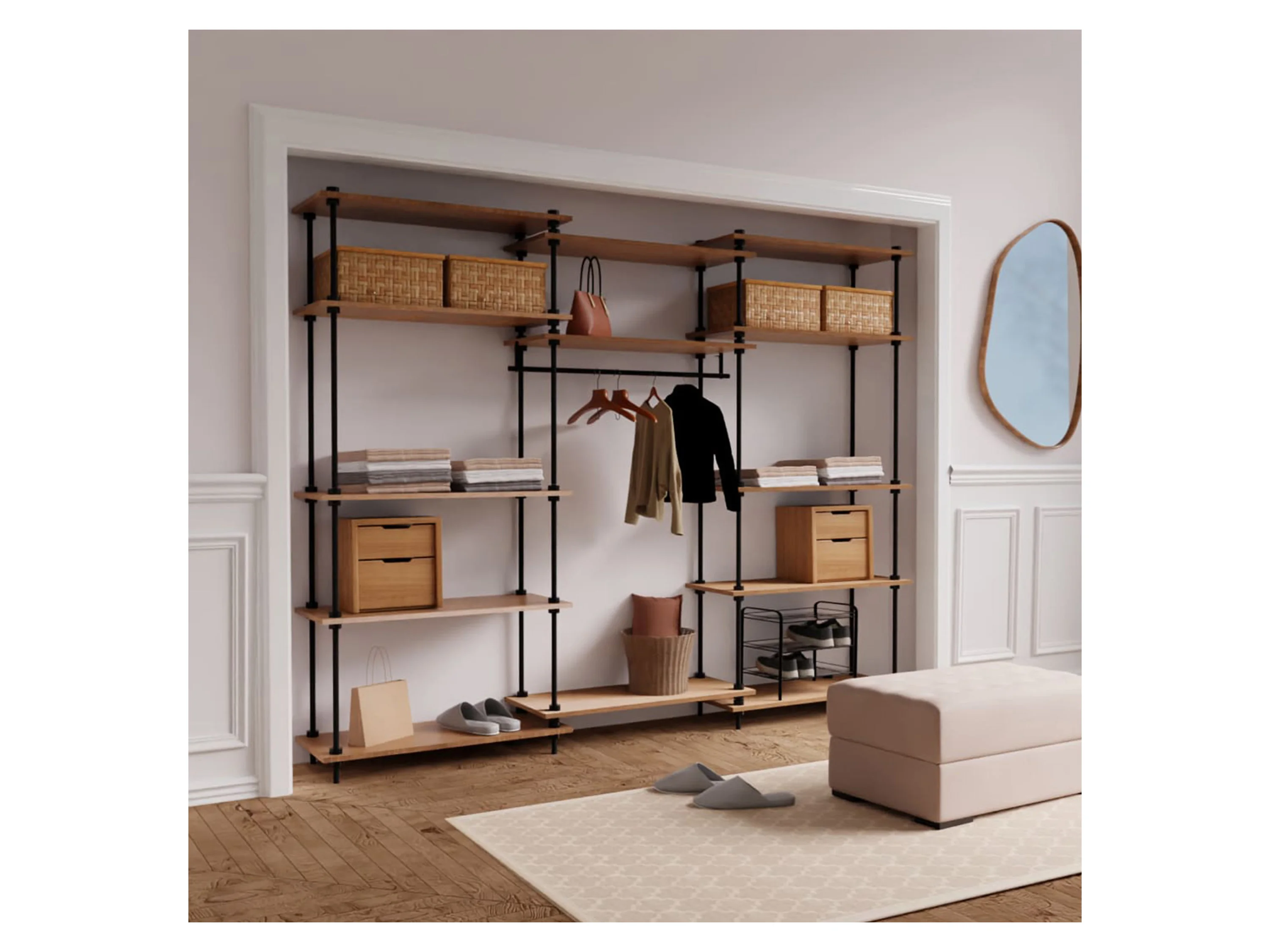 AR SHELVING Regalsystem Kleiderschrank DECO (L) – Bild 3 von 4