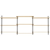 AR SHELVING Wand-Regalsystem DECO (92,5x235x17x5 cm)