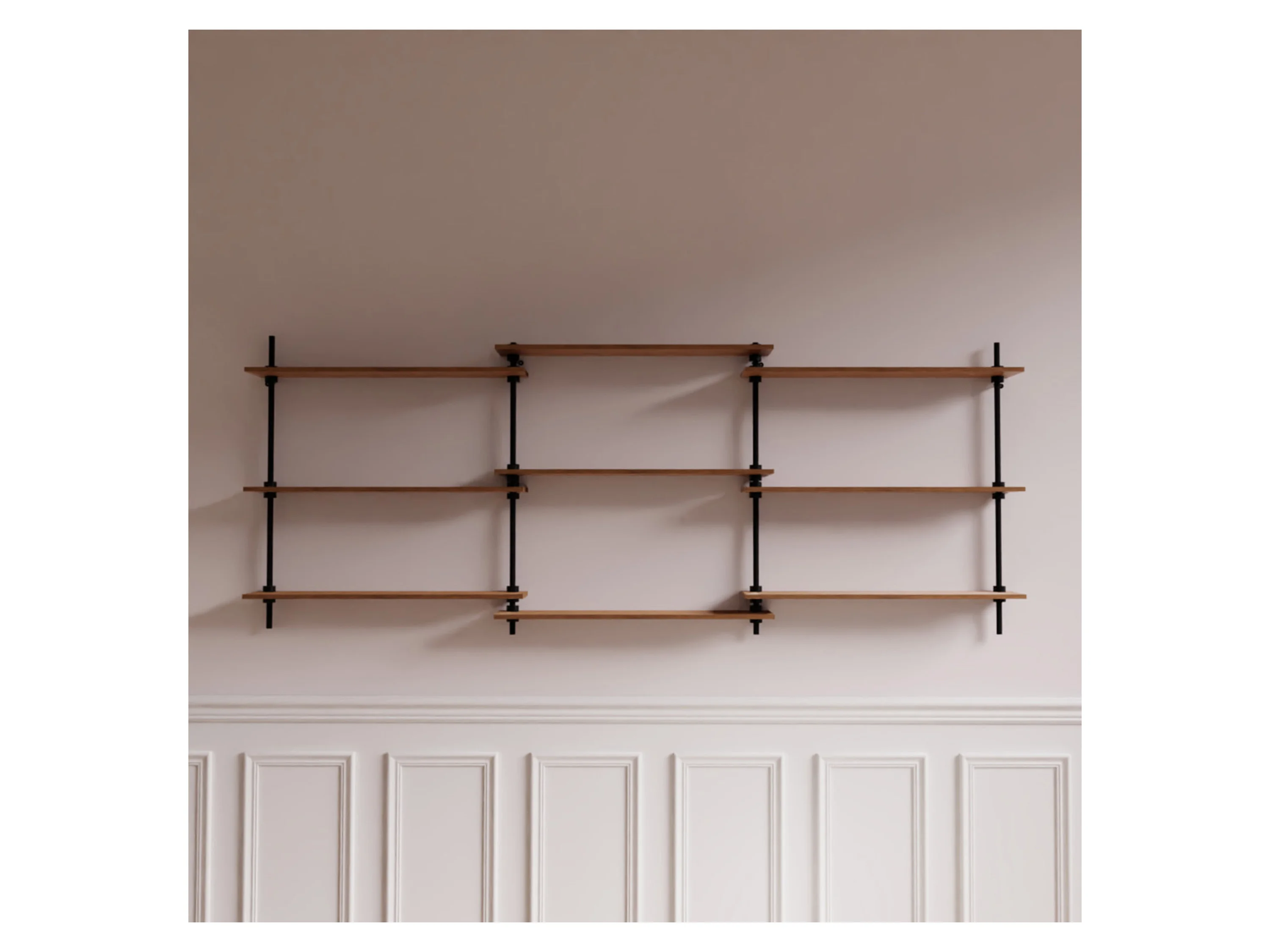 AR SHELVING Wand-Regalsystem DECO (92,5x235x17x5 cm) – Bild 2 von 4