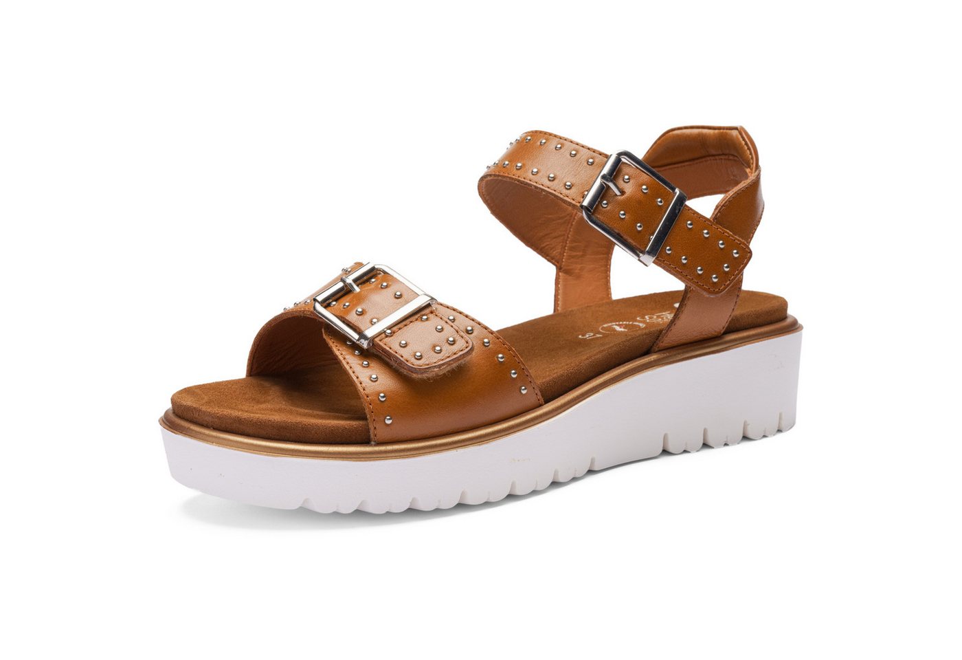 Ara BILBAO Keilsandalette Keilabsatz, Plaeau, Riemchensandale mit Nieten, Weite G (weit) – Bild 5 von 5