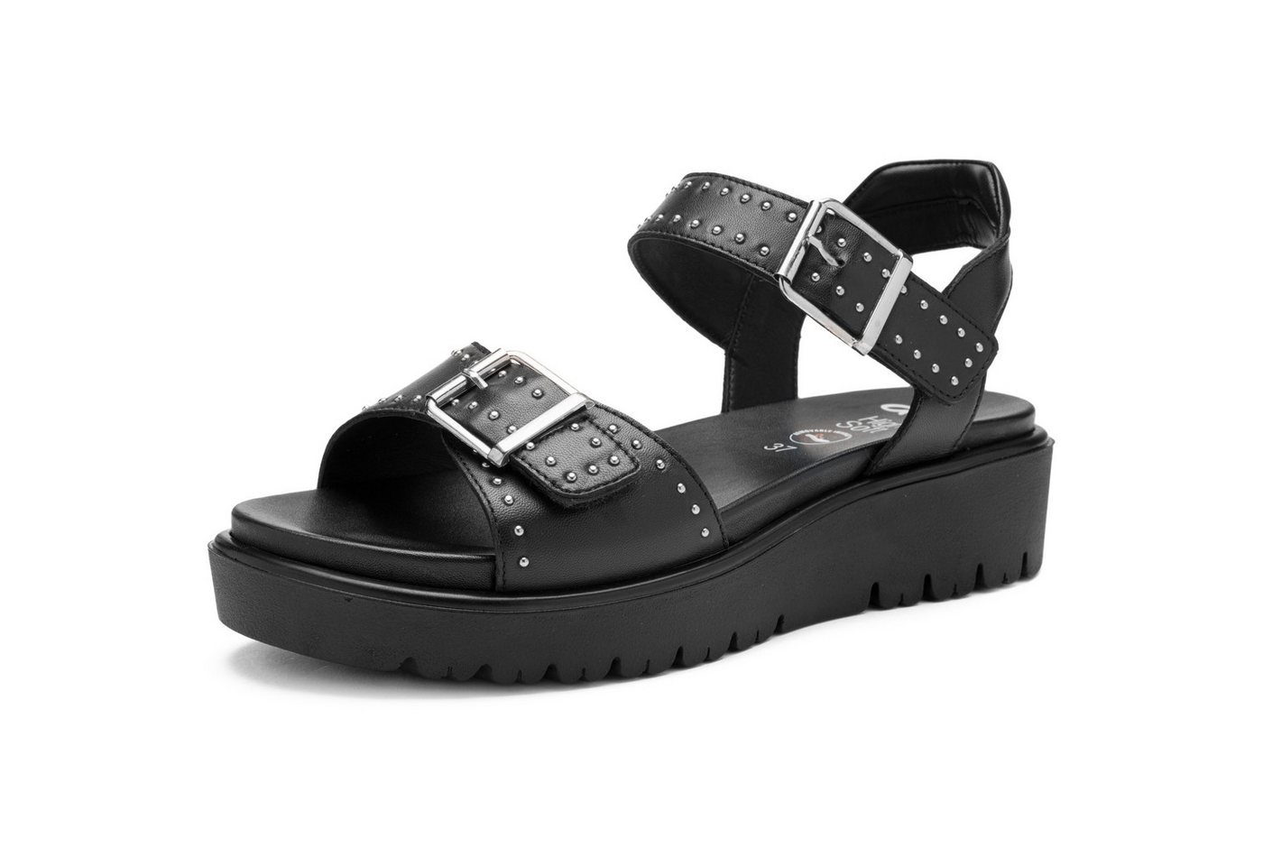 Ara BILBAO Keilsandalette Keilabsatz, Plaeau, Riemchensandale mit Nieten, Weite G (weit) – Bild 5 von 5