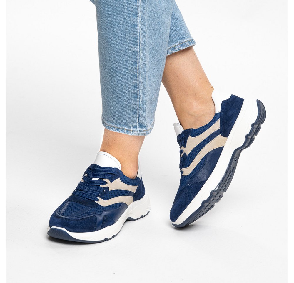 Ara BOSTON Keilsneaker, Freizeitschuh, Halbschuh, Schnürer mit Logoprägung, Weite H – Bild 2 von 5