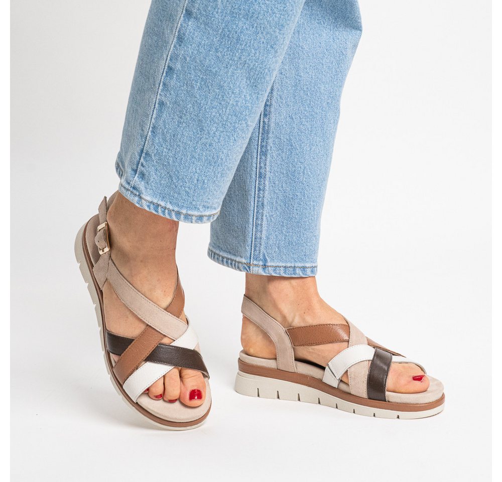 Ara CAMBRIDGE-S Riemchensandale Keilabsatz, Komfortschuh mit Klettverschuss, G-Weite (weit) – Bild 2 von 5