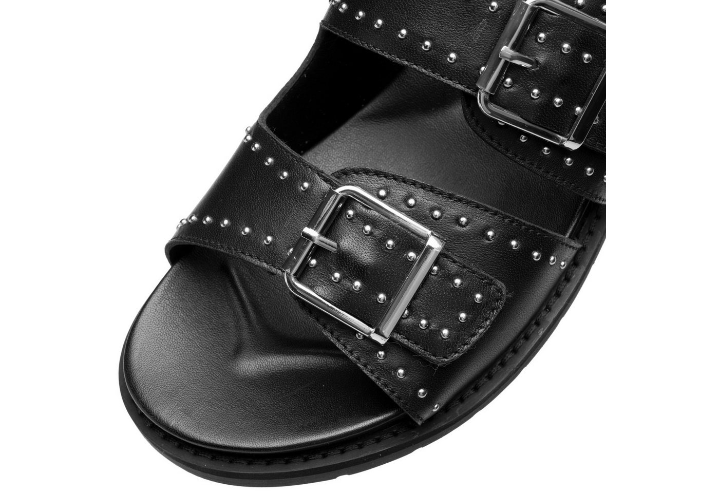 Ara ELBA Pantolette Blockabsatz, Schlupfschuh mit kleinen Nieten verziert, G-Weite (weit) – Bild 3 von 5