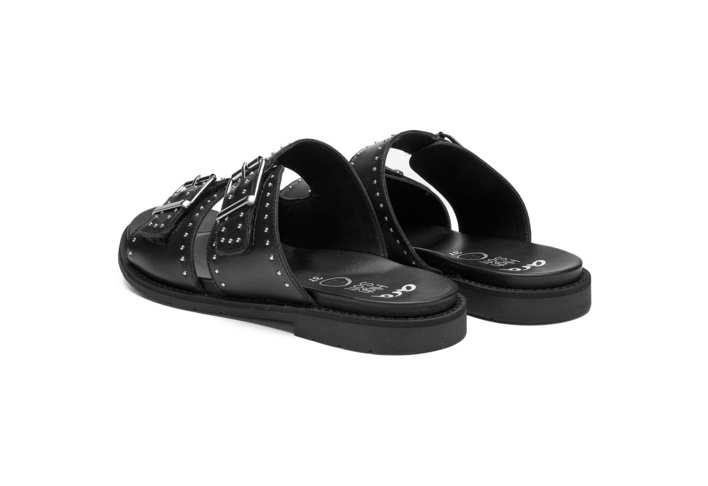 Ara ELBA Pantolette Blockabsatz, Schlupfschuh mit kleinen Nieten verziert, G-Weite (weit) – Bild 4 von 5