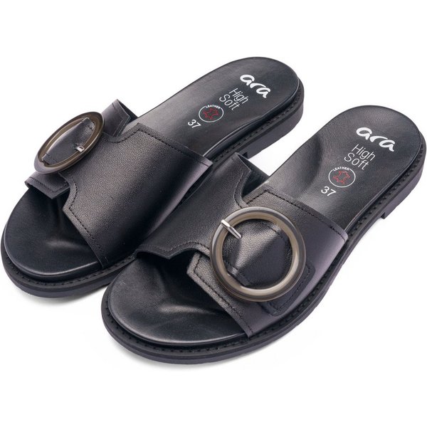 Ara ELBA Pantolette Sommerschuh, Schlupfschuh mit Zierschnalle, in Weite G (weit)