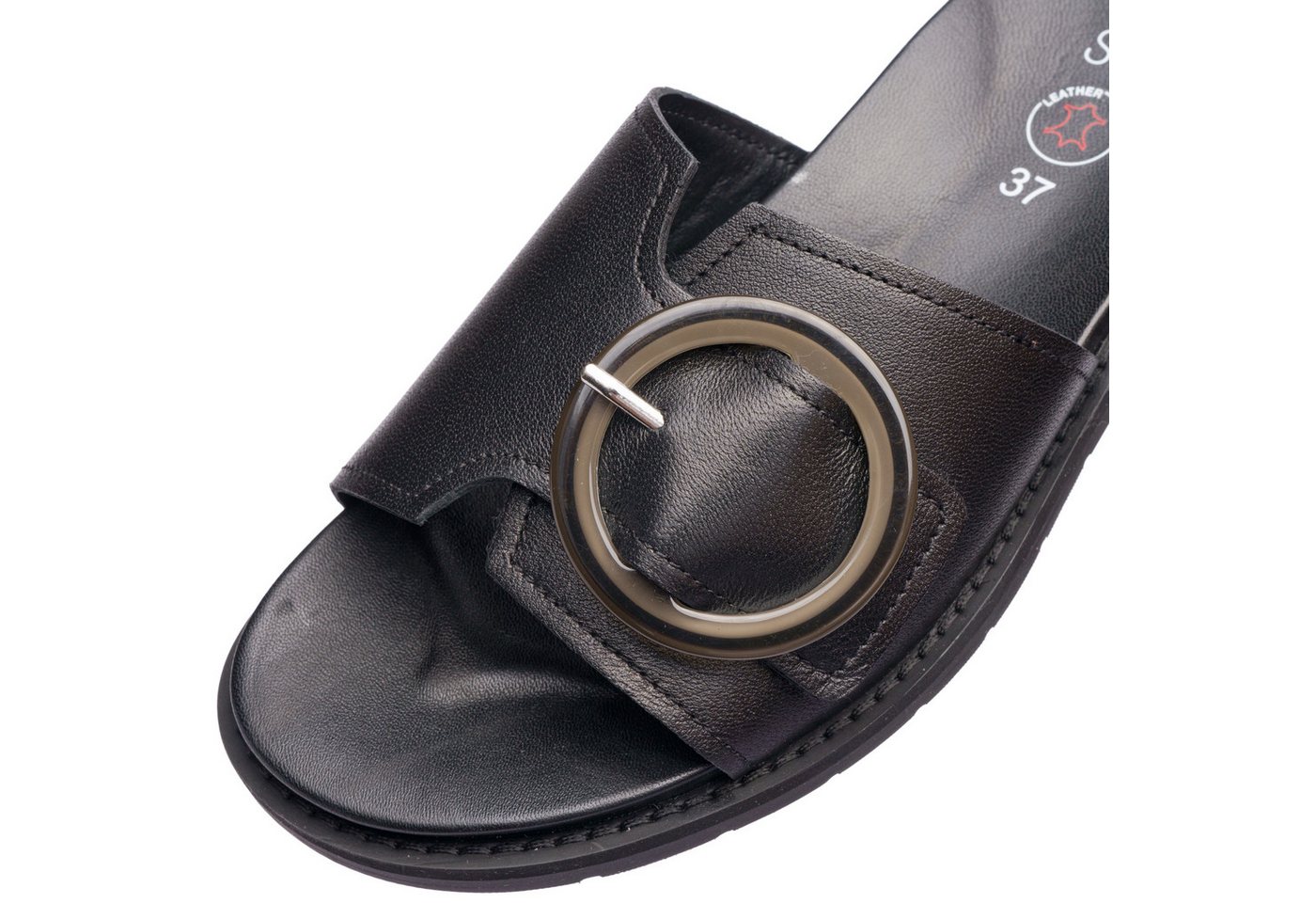 Ara ELBA Pantolette Sommerschuh, Schlupfschuh mit Zierschnalle, in Weite G (weit) – Bild 3 von 5