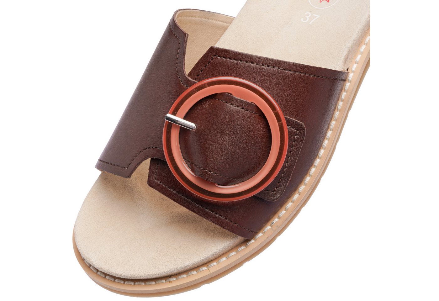 Ara ELBA Pantolette Sommerschuh, Schlupfschuh mit Zierschnalle, in Weite G (weit) – Bild 3 von 5