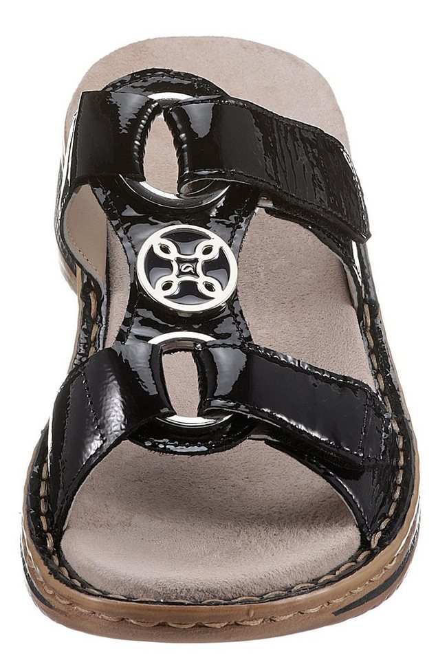 Ara HAWAII Pantolette, Keilabsatz, Sommerschuh, Schlupfschuh mit Schmuckelement – Bild 4 von 5