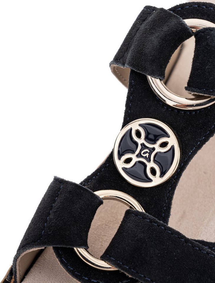 Ara HAWAII Pantolette, Keilabsatz, Sommerschuh, Schlupfschuh mit Schmuckelement – Bild 3 von 5