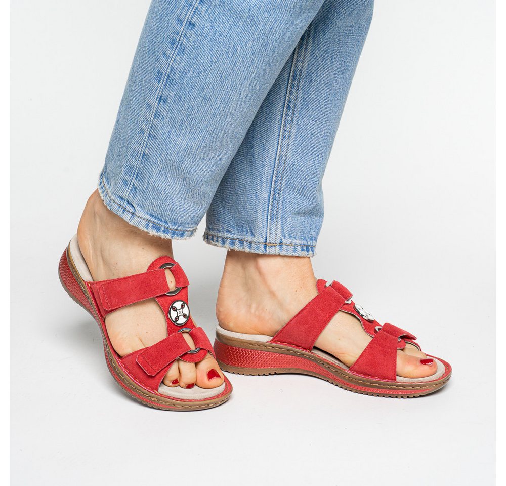 Ara HAWAII Pantolette, Keilabsatz, Sommerschuh, Schlupfschuh mit Schmuckelement – Bild 2 von 5