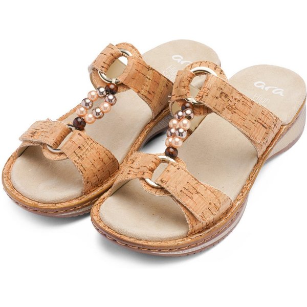 Ara HAWAII Pantolette Schlupfschuh, Komfortschuh mit Klettverschlüsse, G-Weite