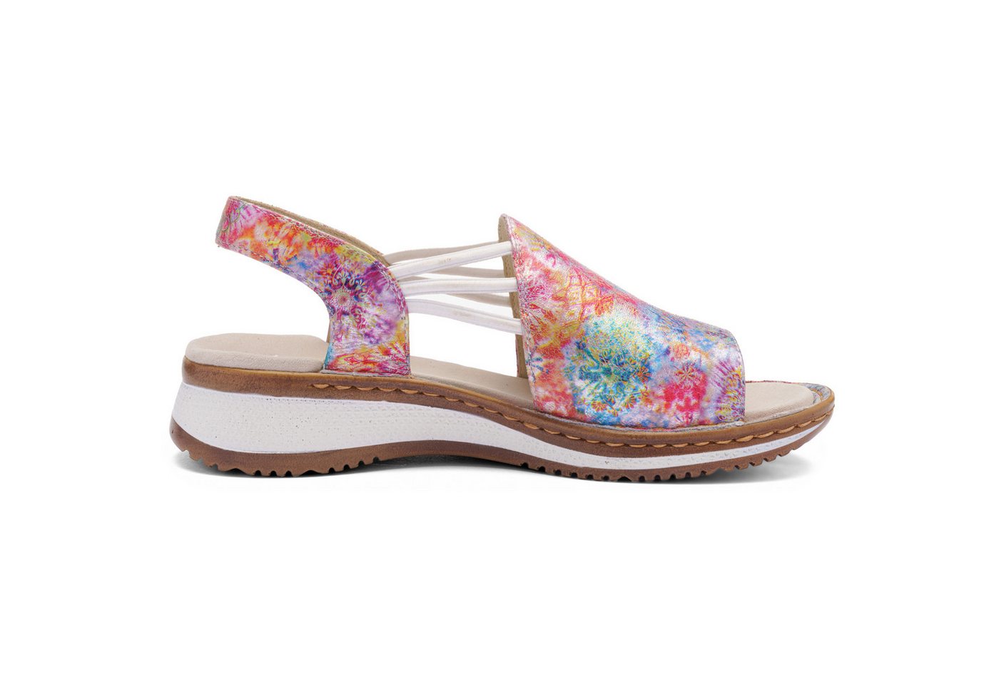 Ara HAWAII Riemchensandale, Sommerschuh, Sandalette, Keilabsatz, mit Stretch-Bänder, G-Weite – Bild 5 von 5