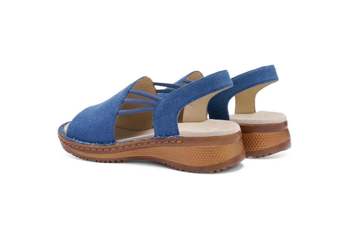Ara HAWAII Riemchensandale Keilabsatz, Sandalette mit Gummizügen, in Schuhweite G (weit) – Bild 4 von 5