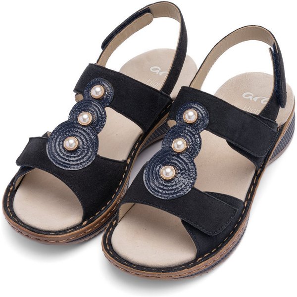 Ara HAWAII Riemchensandale Keilabsatz, Sommerschuh, Bequemschuh in Weite G (weit)