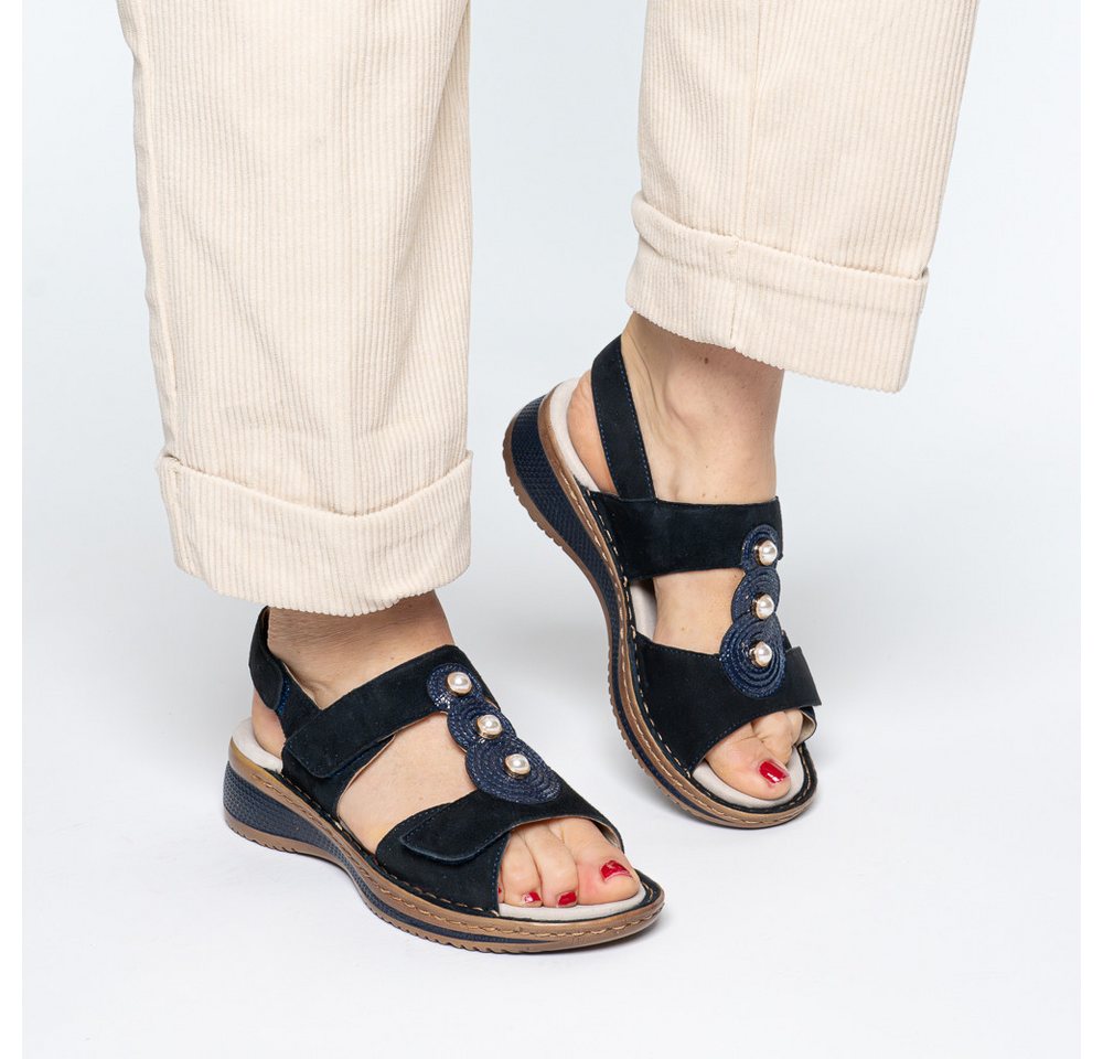 Ara HAWAII Riemchensandale Keilabsatz, Sommerschuh, Bequemschuh in Weite G (weit) – Bild 2 von 5