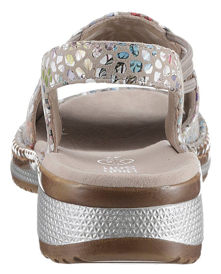 Ara HAWAII Riemchensandale, Sommerschuh, Sandalette, Keilabsatz, mit Stretch-Bänder, G-Weite – Bild 3 von 5