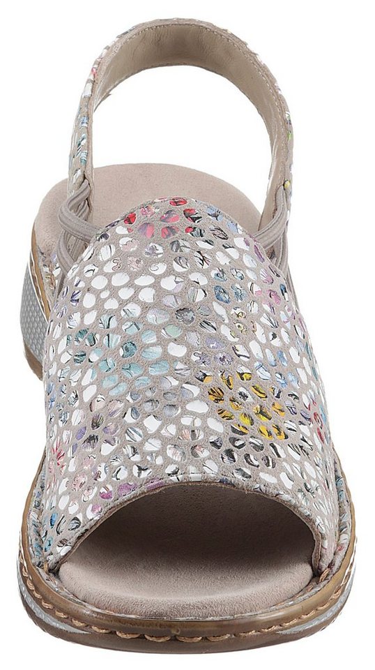 Ara HAWAII Riemchensandale, Sommerschuh, Sandalette, Keilabsatz, mit Stretch-Bänder, G-Weite – Bild 5 von 5