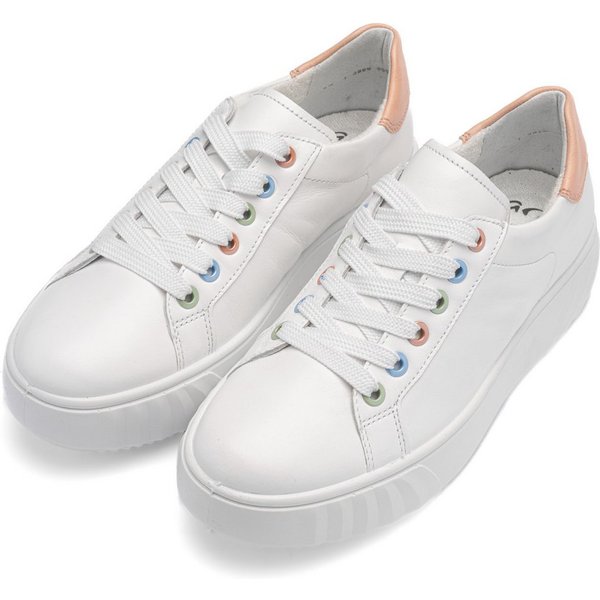 Ara MONACO Plateausneaker Freizeitschuh, Halbschuh, Schnürer mit Kontrastbesatz, H-Weite