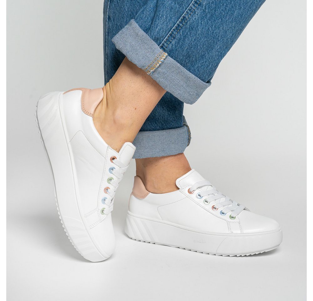 Ara MONACO Plateausneaker Freizeitschuh, Halbschuh, Schnürer mit Kontrastbesatz, H-Weite – Bild 2 von 5