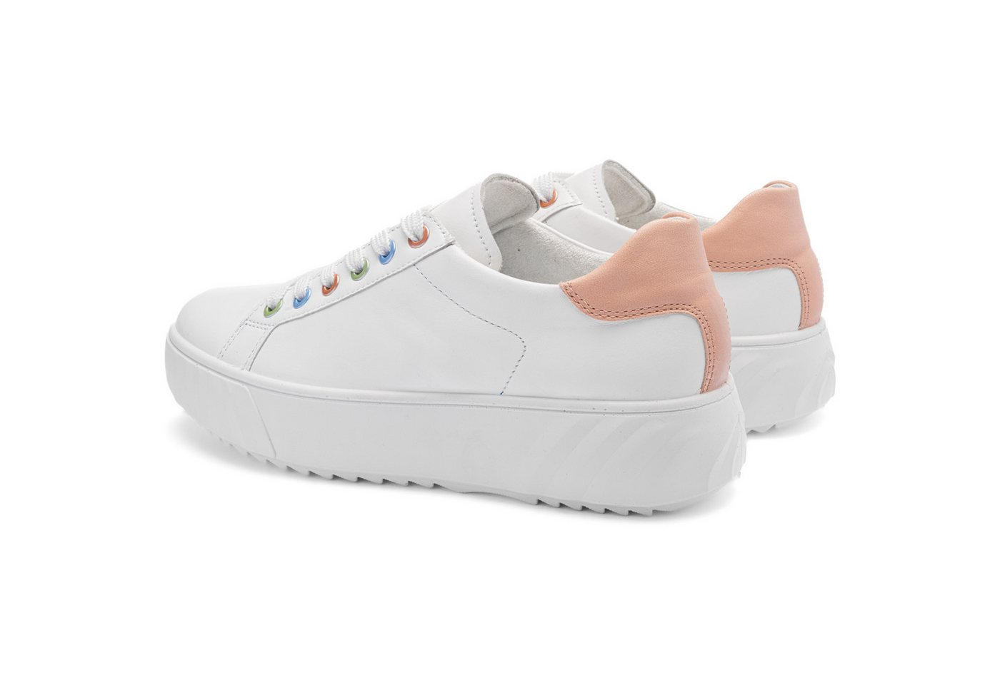 Ara MONACO Plateausneaker Freizeitschuh, Halbschuh, Schnürer mit Kontrastbesatz, H-Weite – Bild 4 von 5