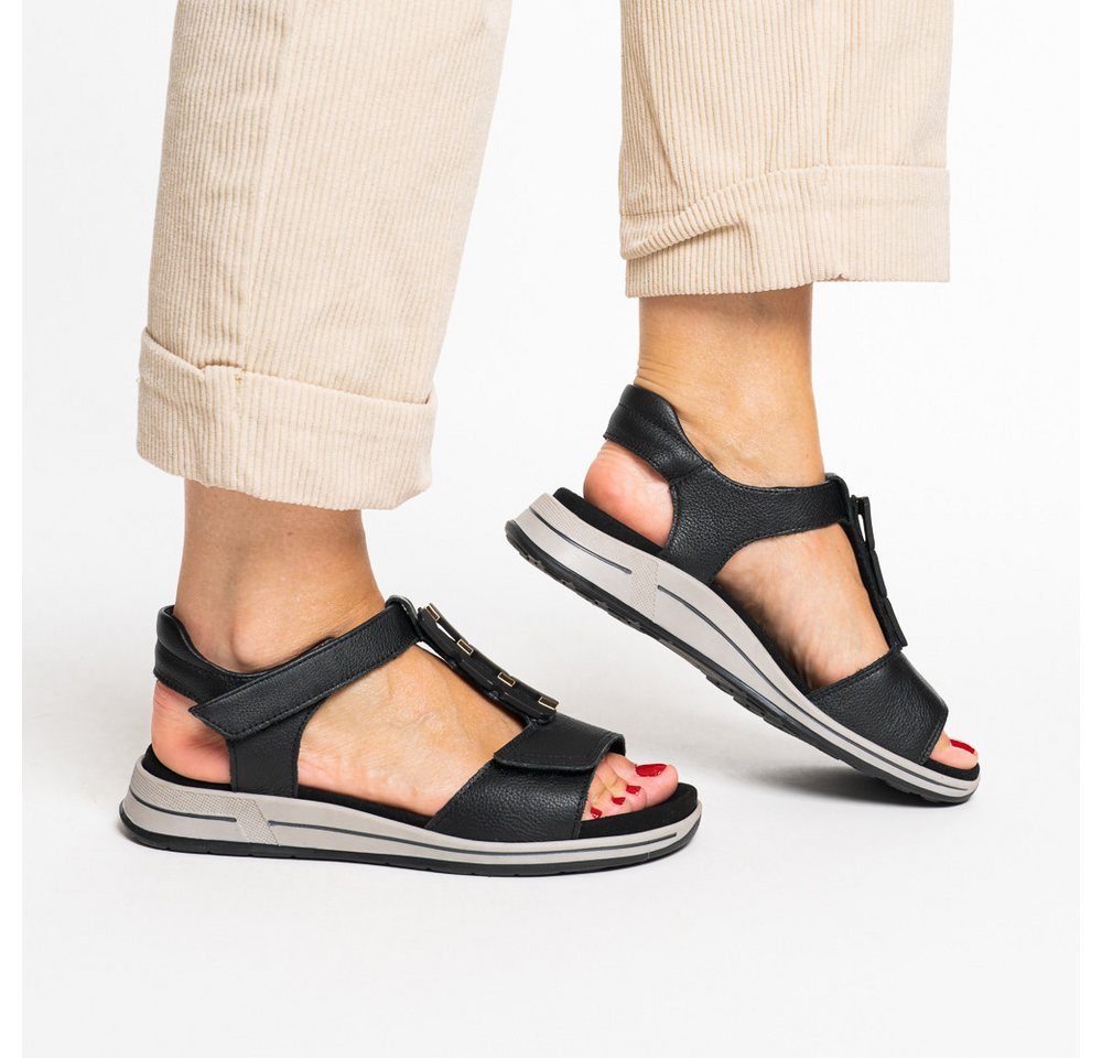 Ara OSAKA-S Keilsandalette Keilabsatz, Riemchensandale mit High Soft-Funktion, H-Weite – Bild 2 von 5
