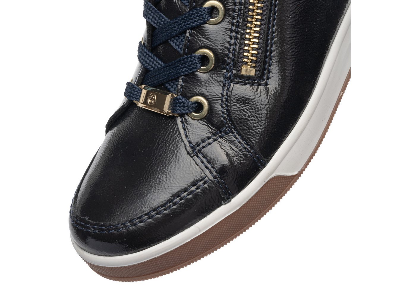 Ara ROM Sneakerboots Hightop Sneaker, Schnürboots mit Kontrastbesätze – Bild 2 von 5