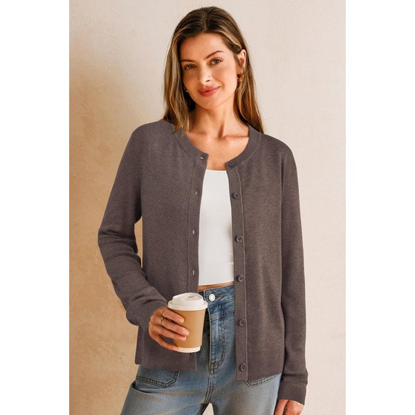 Arach&Cloz Strickjacke Damen Cardigan-Pullover Lässige Strickjacken Business-Casual-Outfit-Oberteil