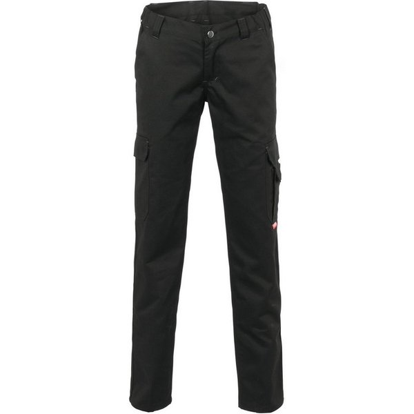 Planam Arbeitsbundhose PLANAM Easy Damen Bundhose CASUAL Oberschenkeltaschen Schwarz