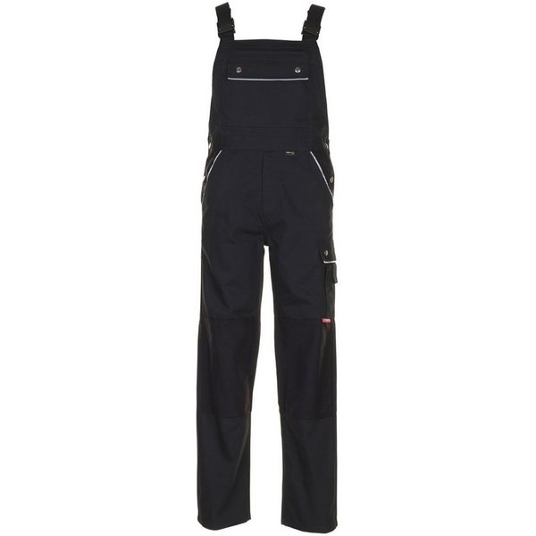 Planam Arbeitslatzhose PLANAM Herren Latzhose CANVAS-320 Reflex CORDURA® Schwarz