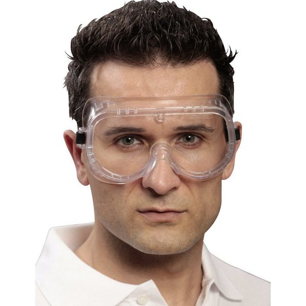 Ekastu Arbeitsschutzbrille Ekastu BASIC 277 382 Vollsichtbrille Schwarz, Weiß EN 166-1 DIN 166-1