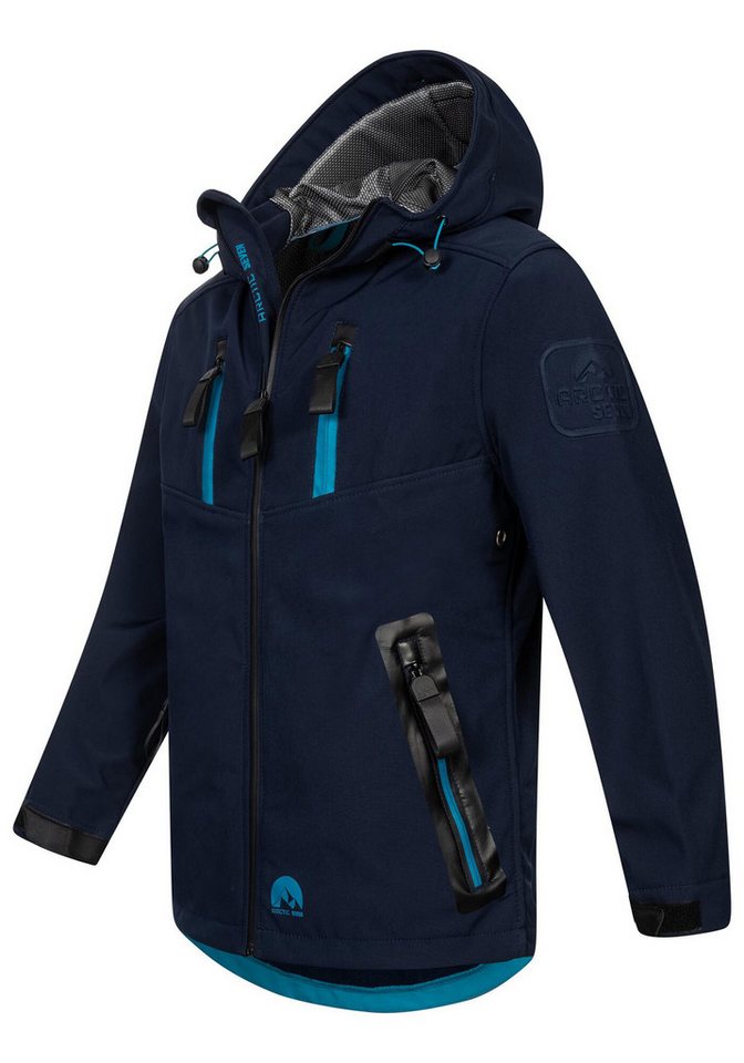 Arctic Seven Softshelljacke ASLasaro mit Fleecestoff innen – Bild 3 von 5