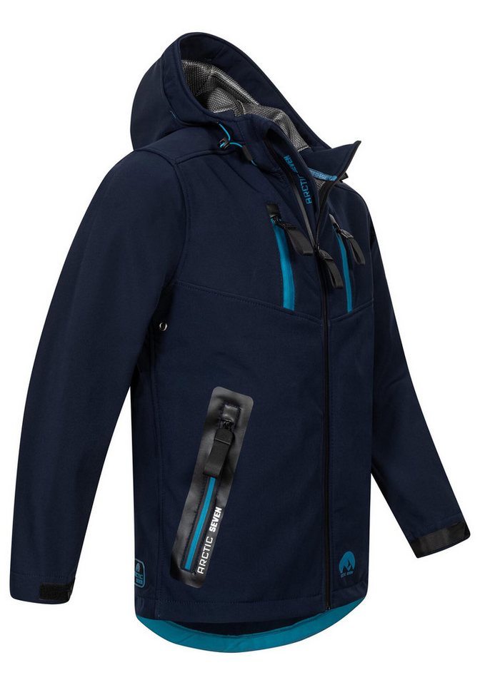 Arctic Seven Softshelljacke ASLasaro mit Fleecestoff innen – Bild 4 von 5