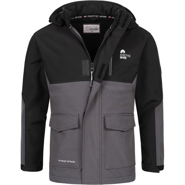 Arctic Seven Softshelljacke ASRenaldoo sportliche Funktionsjacke