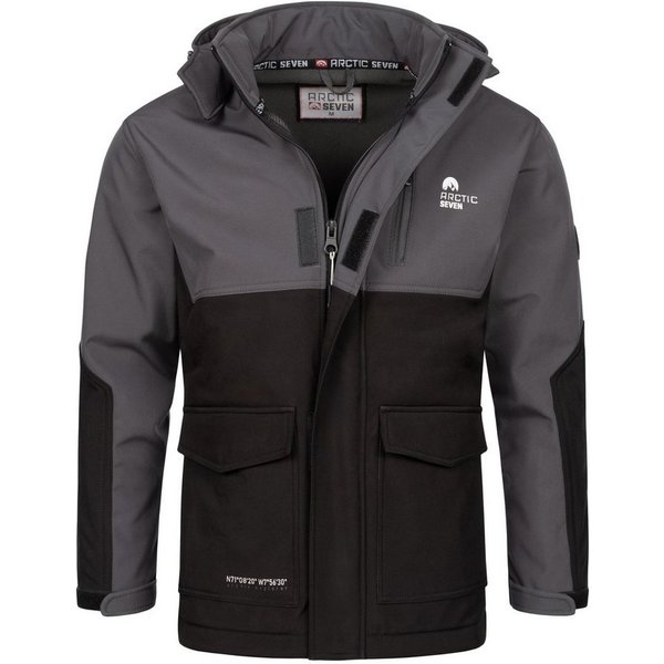 Arctic Seven Softshelljacke ASRenaldoo sportliche Funktionsjacke