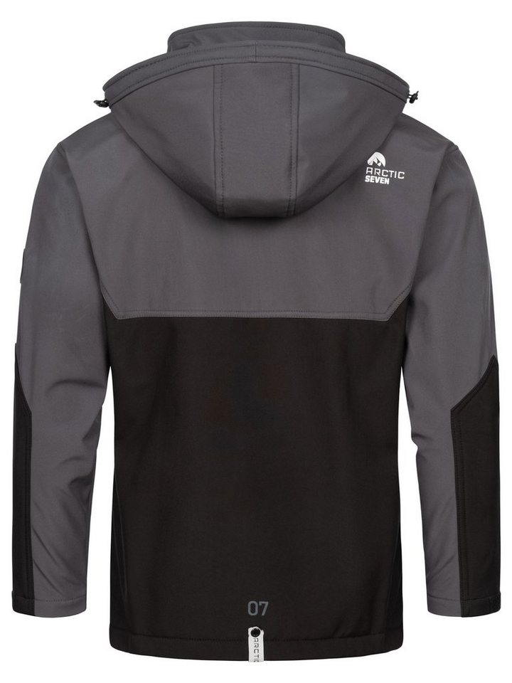 Arctic Seven Softshelljacke ASRenaldoo sportliche Funktionsjacke – Bild 2 von 5