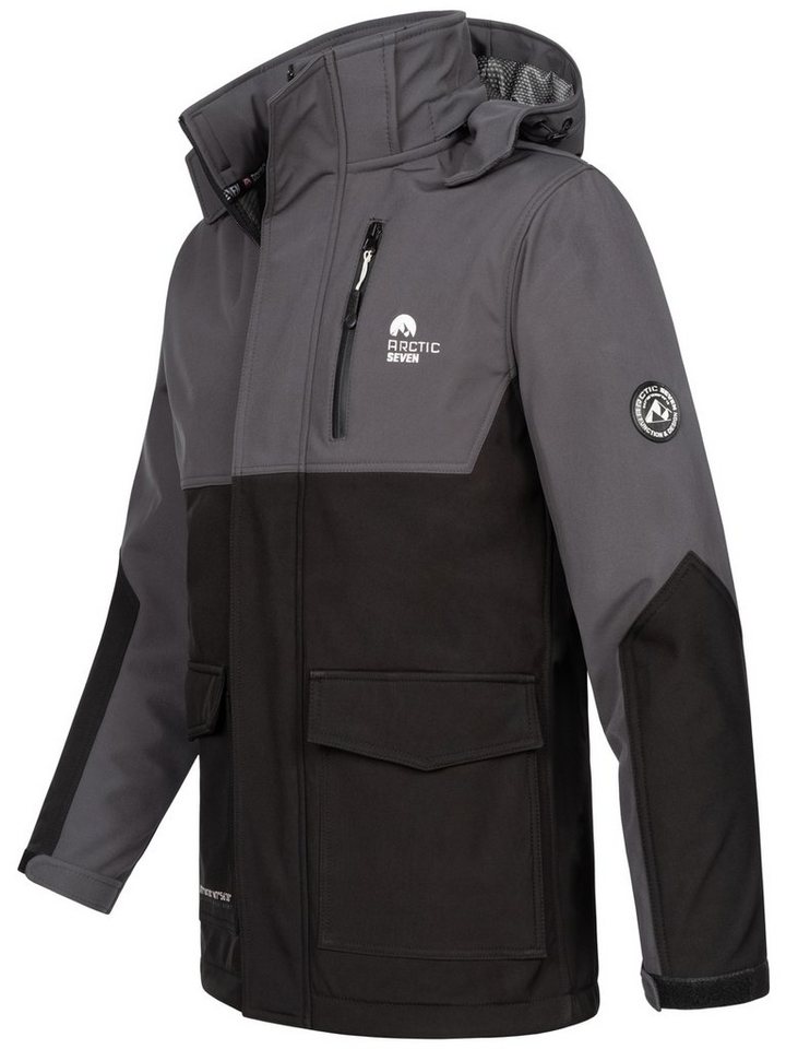 Arctic Seven Softshelljacke ASRenaldoo sportliche Funktionsjacke – Bild 3 von 5