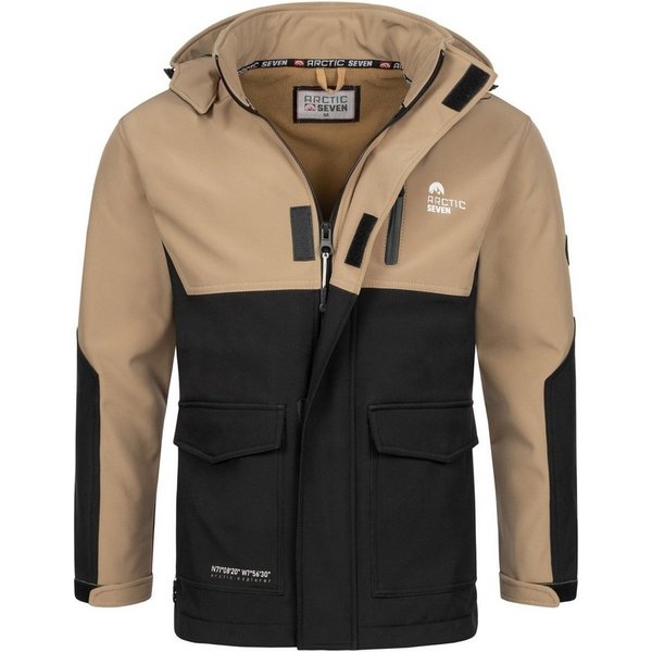 Arctic Seven Softshelljacke ASRenaldoo sportliche Funktionsjacke