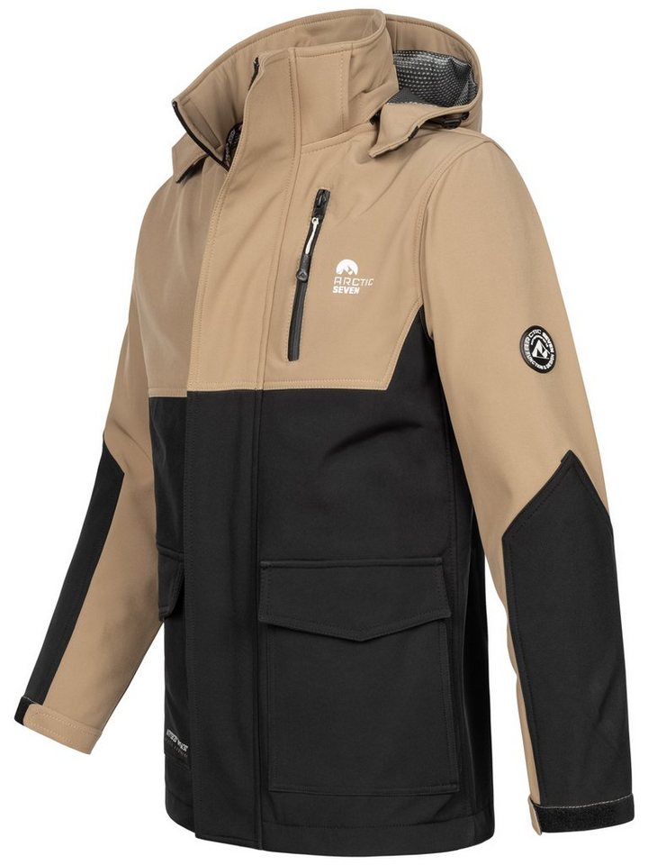 Arctic Seven Softshelljacke ASRenaldoo sportliche Funktionsjacke – Bild 3 von 5