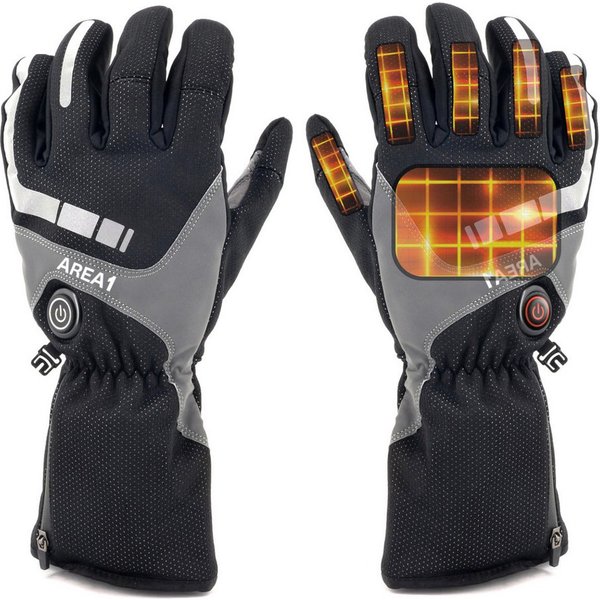 Area1 Motorradhandschuhe Motorrad Handschuhe, beheizbar. Größe M - XXL