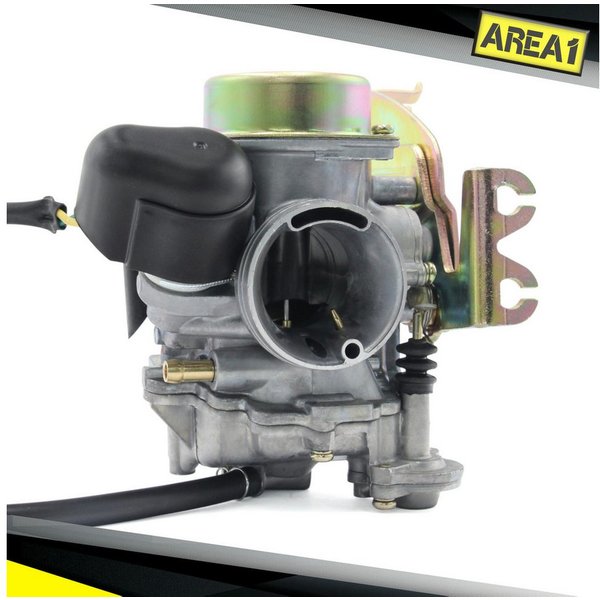 Area1 Motorroller Vergaser 30mm kompatibel mit Piaggio Motoren 125-180ccm 4Takt, 0 km/h, Euro 0, Kompatibel mit Piaggio X7, X8, X9, Xevo, Zip2, Fly, MP3, Beverl