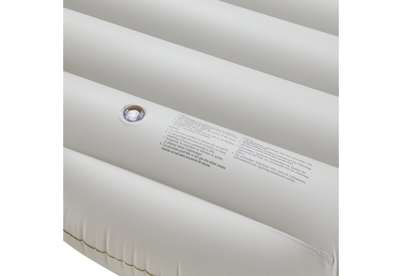 Arebos Pool-Abdeckplane Thermoabdeckung für Whirlpools, Whirlpoolzubehör für Pools, Grau – Bild 3 von 5