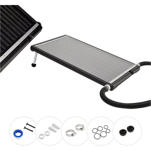 Arebos Solarabsorber Solarmatte Pool Solarheizung Poolheizung Solar Heizung, BxL: 65x110 cm, 0,72 m² Absorberfläche, Stück, Poolheizung, Wasser Erhitzung durch 