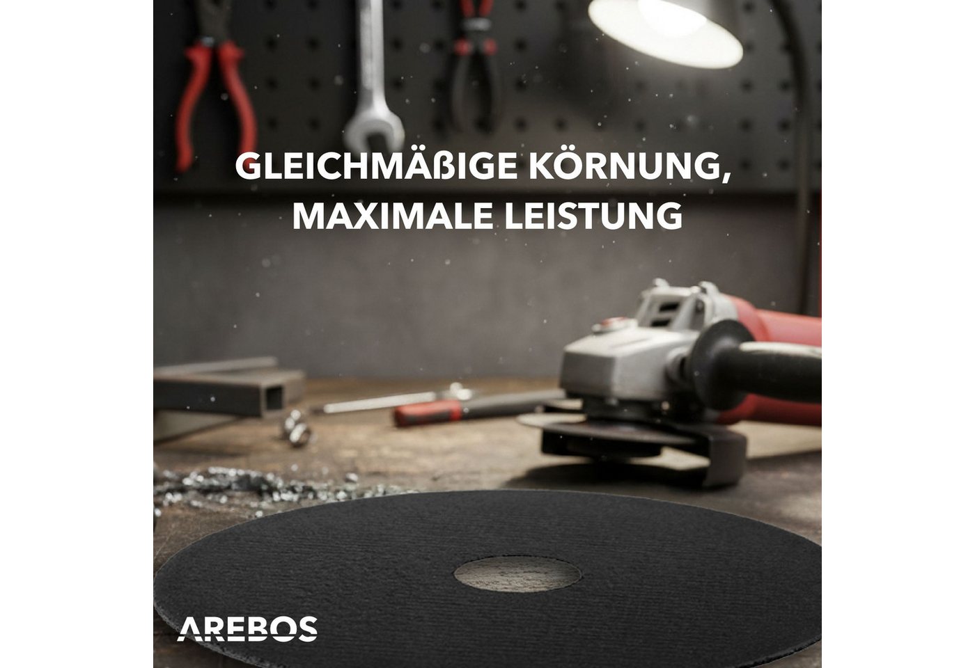 Arebos Trennscheibe Flexscheiben Schleifscheiben 1,2 mm x 22,23 mm, Ø 125 mm, (50-tlg) – Bild 4 von 5