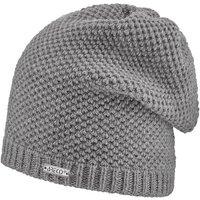 ARECO Damen Mütze Beanie, Größe ONE SIZE in Grau