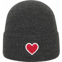 ARECO Damen Mütze Beanie, Größe ONE SIZE in Grau